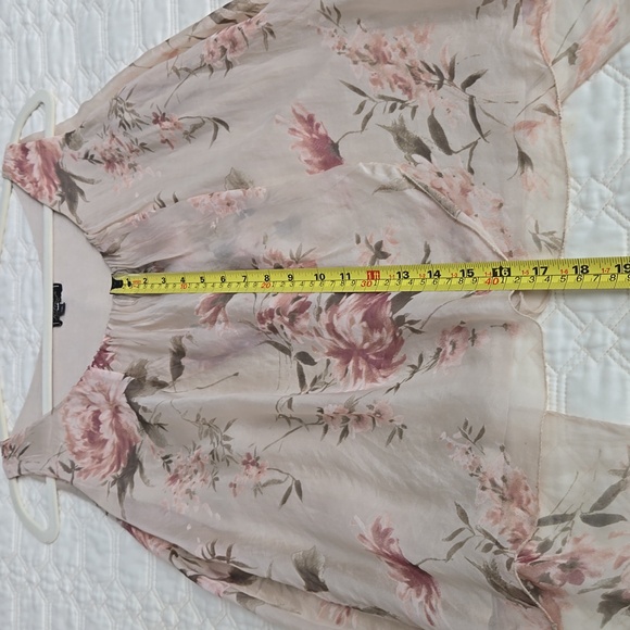 2 Ladies Made in Italy Romantic Silky Flowing Dress Tanks Sz XS - Picture 12 of 16